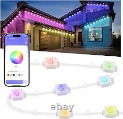 Nexillumi Permanent Outdoor Lights for House, 100ft Smart 100 FT, Multicolor