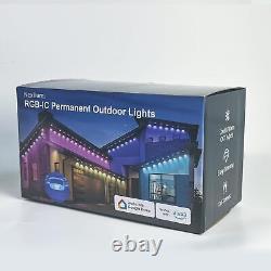 Nexillumi Permanent Outdoor Lights for House, 100ft Smart 100 FT, Multicolor