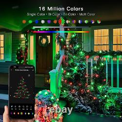 Not Connectable Color Changing Smart Christmas Lights, 78FT 120 LED C9 String L