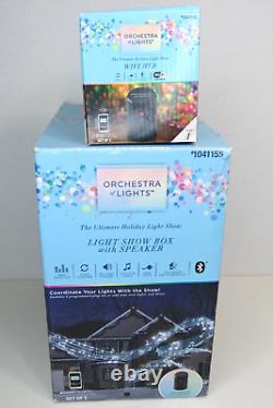 ORCHESTRA OF LIGHTS 1041155 Light Show Box & Speaker Christmas Holiday+ WiFi Hub