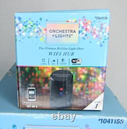 ORCHESTRA OF LIGHTS 1041155 Light Show Box & Speaker Christmas Holiday+ WiFi Hub