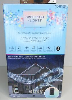 ORCHESTRA OF LIGHTS 1041155 Light Show Box & Speaker Christmas Holiday+ WiFi Hub