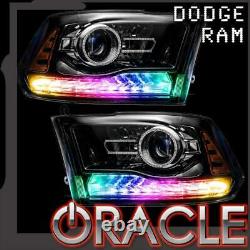 Oracle Dynamic ColorSHIFT DRL & Turn Signal Replacement For 2013-2018 Dodge Ram