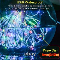 Outdoor Rope Lights 400 LED Waterproof Outdoor String Lights 132Ft Fairy Stri