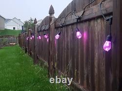 Outdoor String Lights 49Ft Smart LED Patio Lights, Color Changing String Light