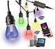Outdoor String Lights Patio Lights 98Ft App Control RGBW Color Changing Strin
