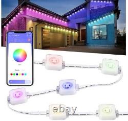 Permanent Outdoor Lights 100ft, Smart RGB Lights with 72 Scene Modes, 60LEDS