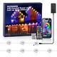 Permanent Outdoor Lights Bluetooth APP RGB CCT LED Fairy String Lights 100/295Ft