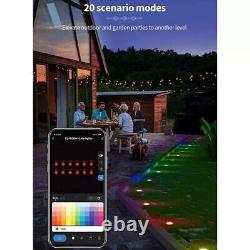 Permanent Outdoor Lights, Smart RGBIC Outdoor Lights with 75 Scene Modes 120FT