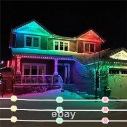 Permanent Outdoor Lights, Smart RGBIC Outdoor Lights with 75 Scene Modes 120FT