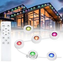 Permanent Outdoor String Lights 150FT, LED Eaves Lights for Party, Christmas Day