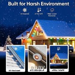 Permanent Outdoor String Lights 150FT, LED Eaves Lights for Party, Christmas Day