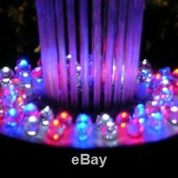 Pool Fountain Ponds Floating Spray Water Color Changing Outdoor LED Light Pump