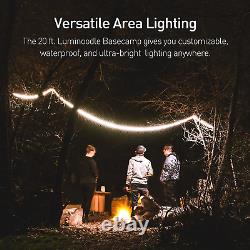 Power Practical Luminoodle Basecamp 20 ft LED Outdoor String Lights 12V O