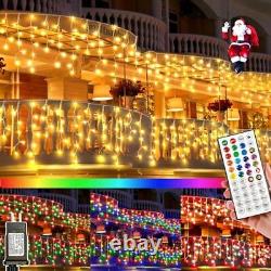 RGB 128 Function 16 Color Christmas Lights 52FT 504LED RGB color changing