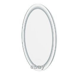 RGB 8color Changing Led Oval Bathroom Mirror Antifog Home Hotel Atmosphere Decor
