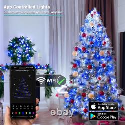 RGB Christmas Tree Lights 196ft 600 LED Smart WiFi Color Changing, App controlled