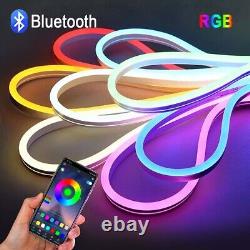RGB LED Neon Flex Strip Lights Party Bar Garden Building Signs Outdoor Rope Lamp