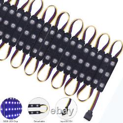 RGB SMD 5050 3 LED Injection Module Light Strip withInterface IP65 DC 12V Lamp