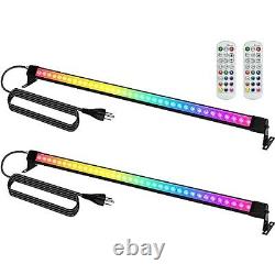 RGB Wall Washer Light with Bar 2Pack, 72W LED RGB Color Changing Landscape Wa