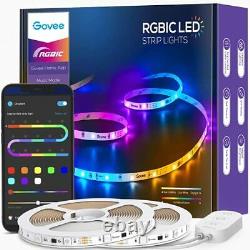 RGBIC LED Strip Lights, Color Changing LED Strips, App Control via 65.6ft