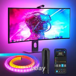 RGBIC Monitor Backlight, Smart Gaming Light for 24-32 PC, Dreamview G1 LED Neo