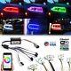 RGBW LED Color Changing Headlight Accent Bluetooth Set For 15-18 Dodge Charger