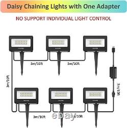 RGBW LED Flood Light Outdoor Color Changing Landscape Floodlights with RF Remote