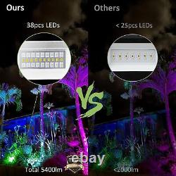 RGBW LED Flood Light Outdoor Color Changing Landscape Floodlights with RF Remote