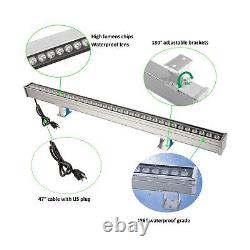 RSN LED Wall Washer Light, 108W RGB Color Changing with RF Remote Controller, 3
