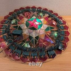 SET OF 2 VINTAGE Christmas Capiz Parol LED Filipino Lantern Star 21 Beautiful