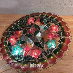 SET OF 2 VINTAGE Christmas Capiz Parol LED Filipino Lantern Star 21 Beautiful