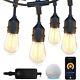 SL102 LED Dimmable Smart Bistro StringLight Outdoor Weatherproof 12VEdison Bulbs