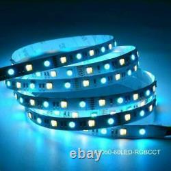 SMD 5050 RGB CCT LED Strip Waterproof DC 12V 24V CCT RGBWithWW string light 5m 50m