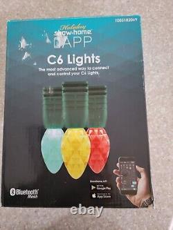 Show Home 24-Light LED Multi-Color C6 LED Christmas Lights-Rare-New