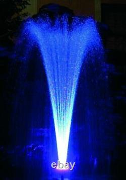 Small Color Changing Floating Fountain with LED Lights Red, Green, Blue 600GPH
