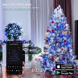 Smart Christmas Lights, 196Ft 600 LED Smart Wifi Color Changing String Lights Ap