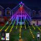 Smart Christmas Tree Lights 265LED, Remote & App Control IP67 Waterproof 132+ Sc