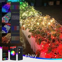 Smart Net Lights, 5ft x 6ft 150 LED Custom Color Changing Christmas Net Light