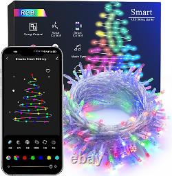 Smart String Lights, 196Ft 600 LED Smart Wifi Color Changing Fairy Lights App Co