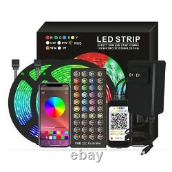 Smart wifi led strip lights 32.8ft 5050 LED Tape Lights music Sync 40key remote