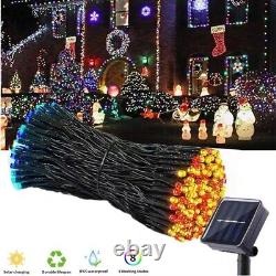 Solar Outdoor Fairy Lights 8 Lighting Modes For Christmas Wedding Decoration