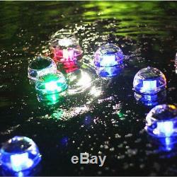 Solar Power LED Floating Lights Garden Pond Pool Lamp Color Changing Waterproof
