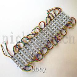 Super Bright 5050 RGB LED Module Strip Light 5LED Waterproof Color Changing Sign