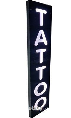 TATTOO SIGN, RGB LED Light Box Sign single-sided, Multi color changing