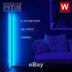 The Prysm Modern RGB Lamp LED Corner Floor Lamp LED Light Strip for Room