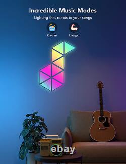 Triangle Light Panels, RGBIC Tri Lights, Glide Wall Light Decor, Multicolor Effe