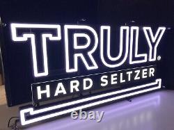 Truly Hard Seltzer 31x16 Animated Color Changing LED Light Beer Sign Not Neon