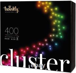 Twinkly Cluster 400 RGB Multicolor App Controlled Smart Decorative LED String