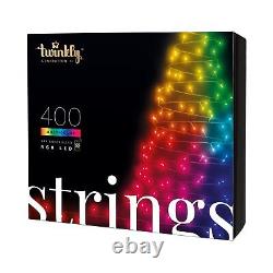 Twinkly Strings App Controlled 105 Feet Smart Christmas Lights with 400 RGB L